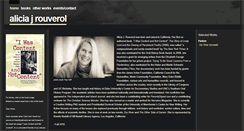 Desktop Screenshot of aliciajrouverol.com